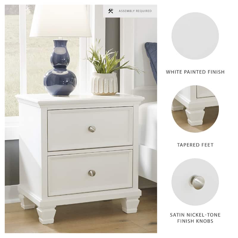 Signature Design by Ashley Fortman Two Drawer Night Stand