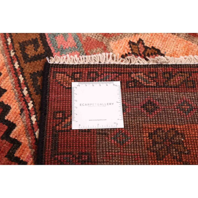 ECARPETGALLERY Hand-knotted Konya Anatolian Dark Copper Wool Rug - 3'8 x 9'3