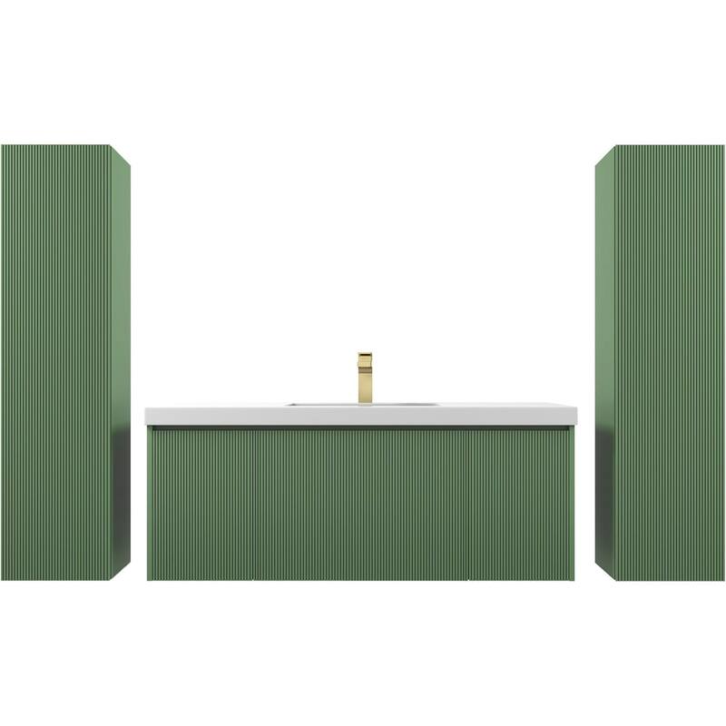 Blossom Positano 48" Floating Vanity with Sink & 2 Side Cabinets