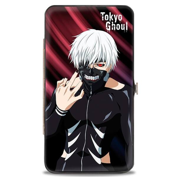Shop Tokyo Ghoul Masked Ken Kaneki Hand To Face Pose Pinks Hinged Wallet One Size Fits Most Overstock 16770955