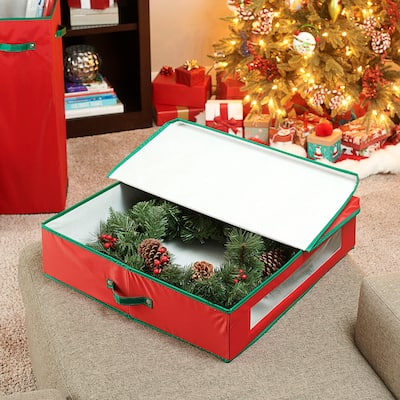 Household Essentials Christmas Wreath Storage Container