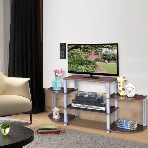 Shop Costway 3 Cube Flat Screen Tv Stand Entertainment Center