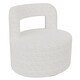 preview thumbnail 9 of 11, BELLEZE Teddy Accent Chair with Open-Back, 360° Rotating Base - Burke