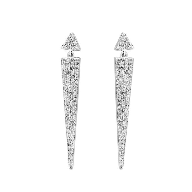 EFFY 14K White Gold Diamond Earrings