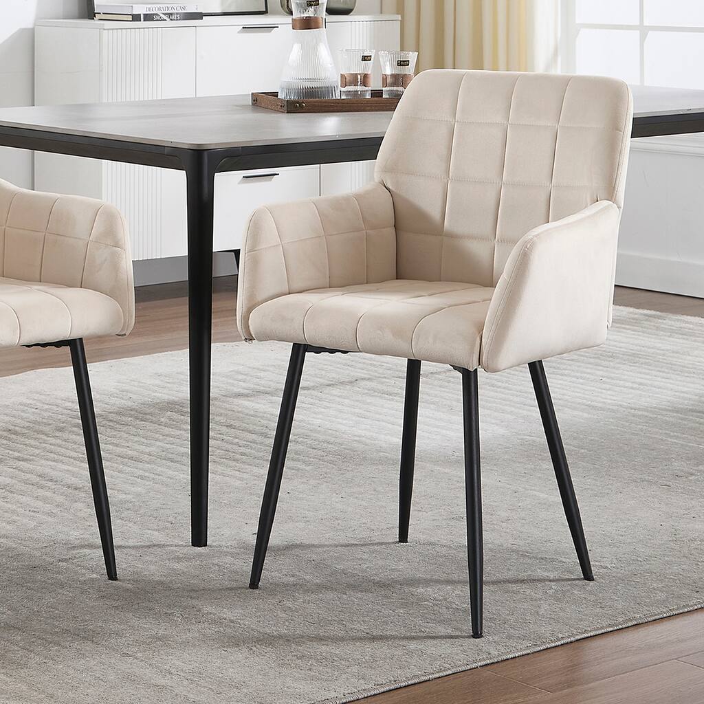 2PCS Velvet Dining Chairs