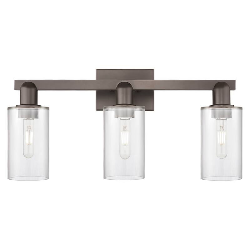 Innovations Lighting Endless Possibilities Arcadia - Clymer - 3 Light 23" Bath Vanity Light - Clear/Oil Rubbed Bronze