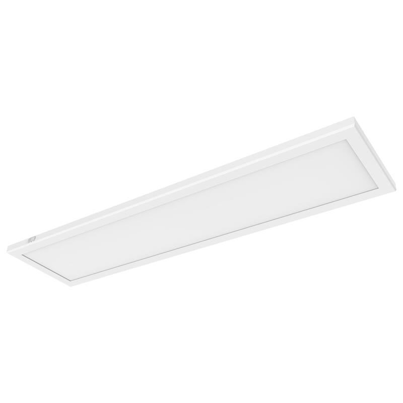 Blink Pro Plus 47W 12 in. x 48 in. Surface Mount LED CCT Selectable 90 CRI White Finish 120/277V Rectangular Shape - White