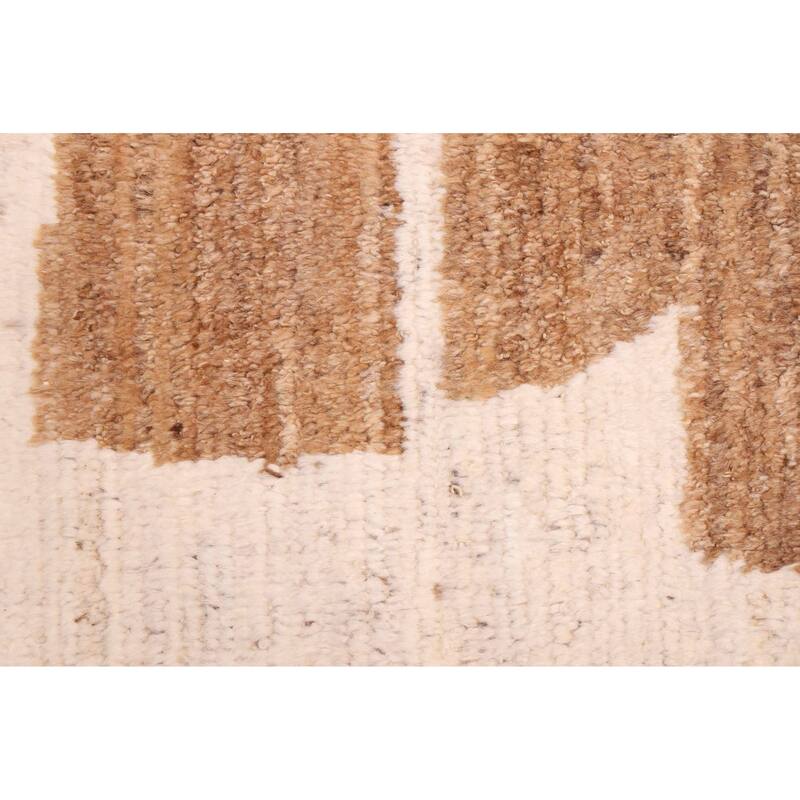 ECARPETGALLERY Hand-knotted Pak Finest Marrakesh Cream Wool Rug - 8'2 x 10'0