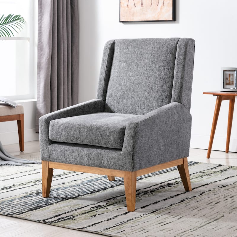 Corvus Armitage Chenille Upholstered Accent Chair