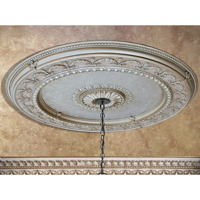 Champagne Large Round Ceiling Medallion 63 - Gold