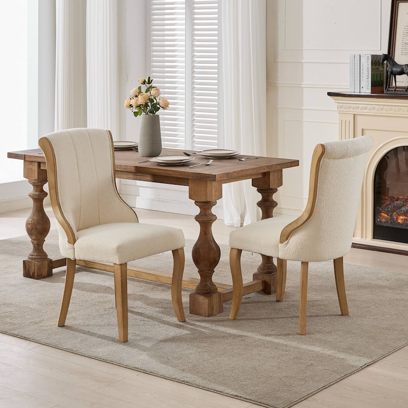 Modern Velvet Dining Chairs, Upholstered Dining Accent Chair, Set of 2