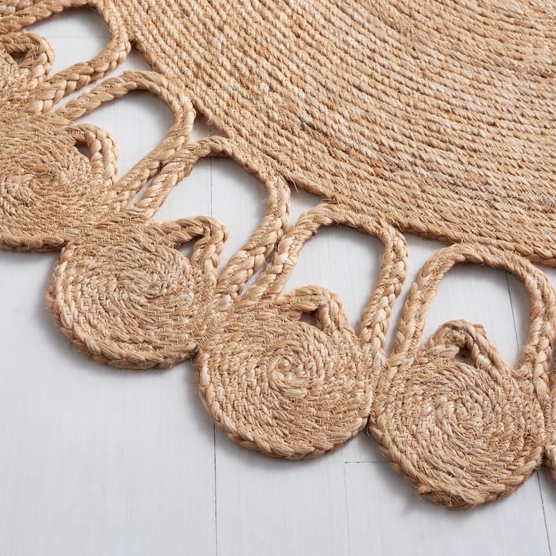 SAFAVIEH Handmade Natural Fiber Merge Casual Jute Rug