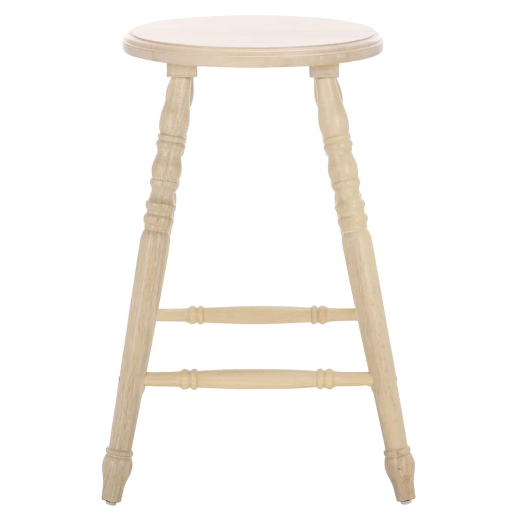 SAFAVIEH Home Sidiko 24-inch Counter Stool (Set of 2) - 16"W x 17"D x 24"H