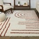 preview thumbnail 1 of 13, Janus Contemporary Berber Shag Area Rug