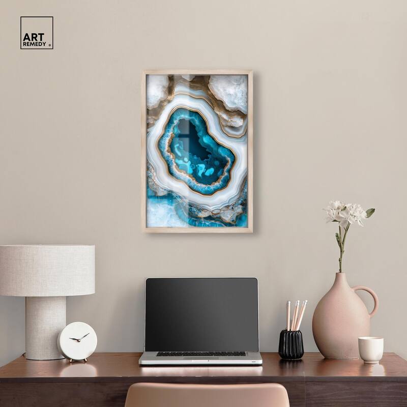 Gilded Geode Eye III Shadowbox by Art Remedy