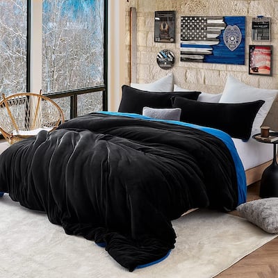 Even Heroes Need Sleep® - Coma Inducer® Oversized Comforter Set - Thickest Blue Line