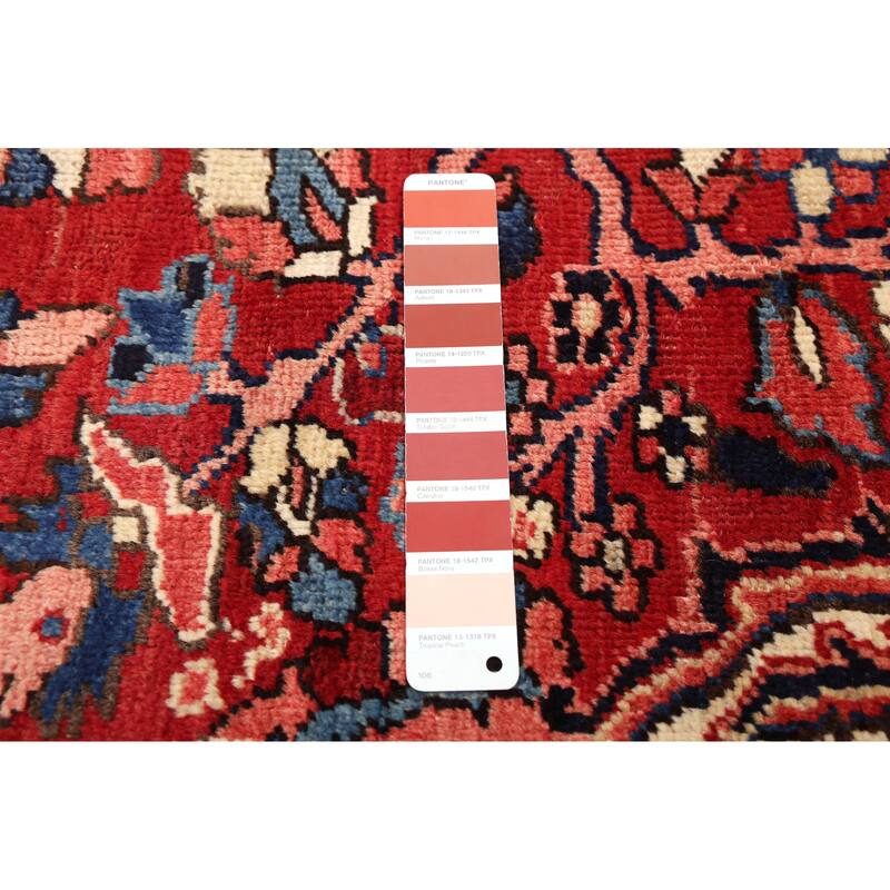 ECARPETGALLERY Hand-knotted Sarabi Red Wool Rug - 9'8 x 12'11