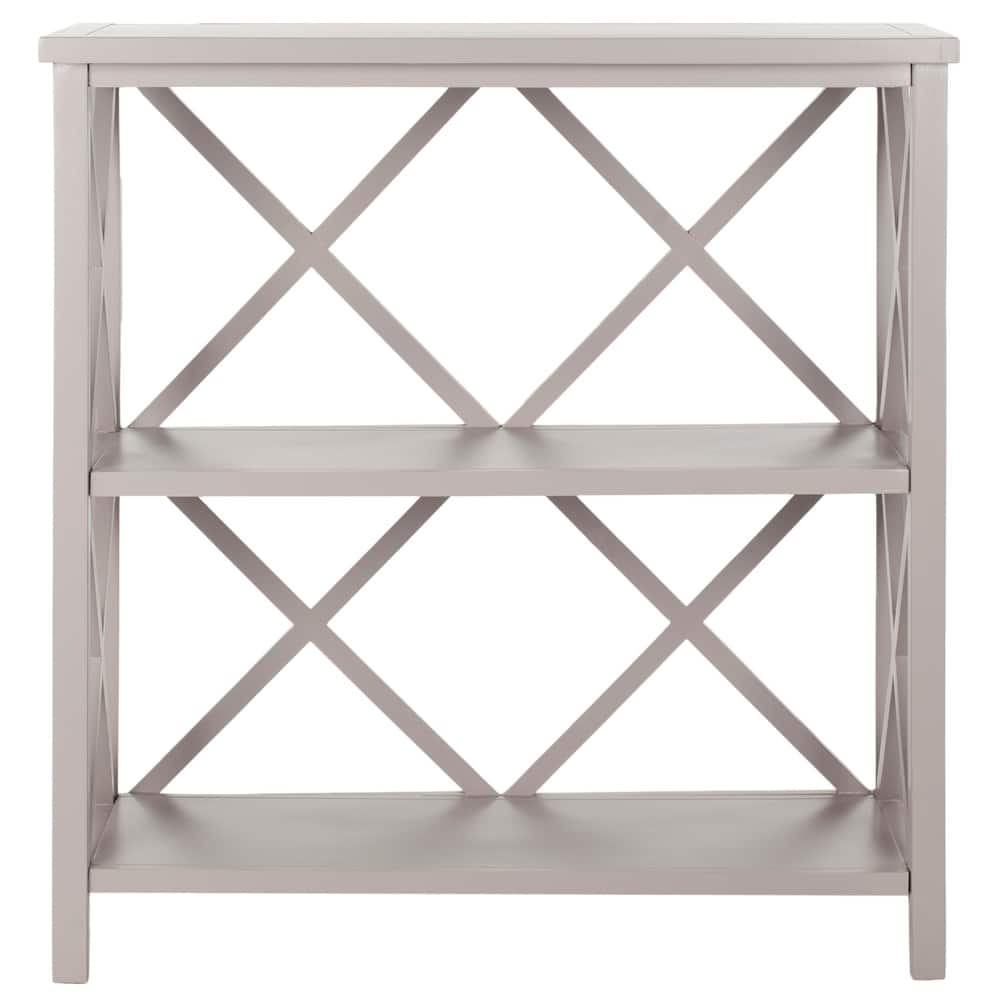 SAFAVIEH Fikreta Distressed Ivory Bookcase - 33.5" x 13.5" x 35.6" - 33.5" x 13.5" x 35.6" - 34Wx14Dx36H