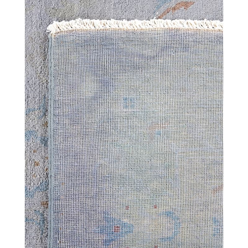 Vibrance, One-of-a-Kind Hand-Knotted Area Rug - Gray, 5' 1" x 7' 9" - 5' 1" x 7' 9"