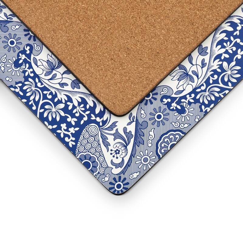 Pimpernel Set of 4 Blue Italian Placemats - 15.7 inches x 11.7 each