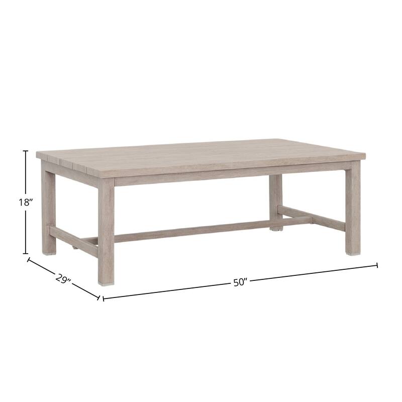 Bogra Aluminum Coffee Table, Gray