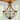 5-Light Sputnik Chandelier, Modern Wood Pendant Light for Flat and Slop Ceiling, Height Adjustable - 17.7*17.7*62.6in