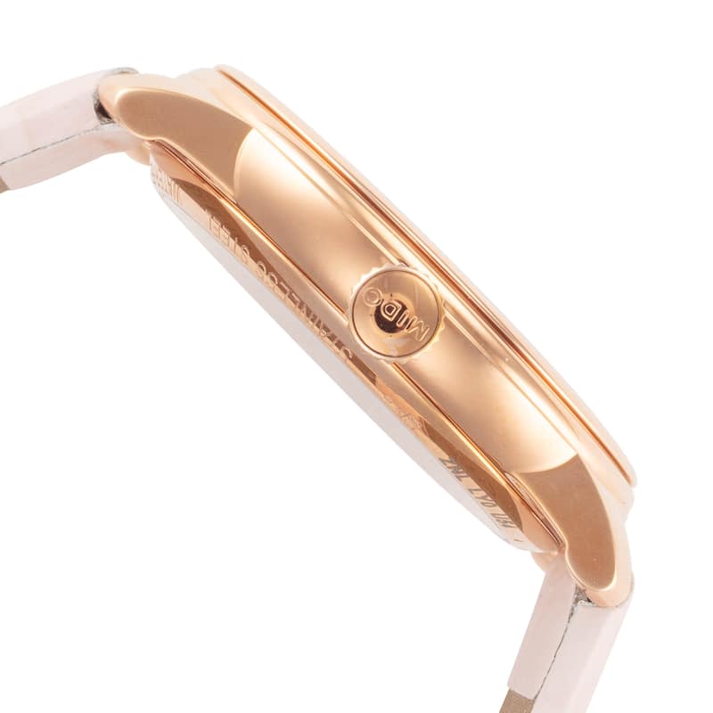 Mido Women's Baroncelli III 33mm Automatic Watch M0272073601000 - White - One Size