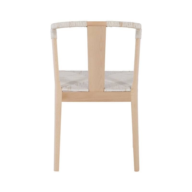 Linon Fishel Solid Natural Wood Dining Chair