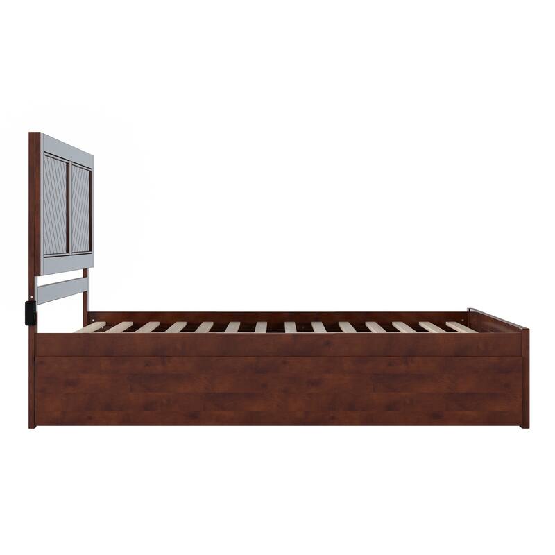 AFI, Canyon Platform Bed with Matching Footboard & Trundle
