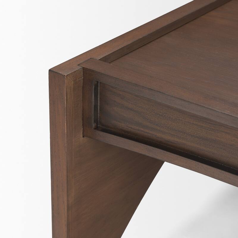 Laraya Medium Brown Wood Coffee Table - Wood