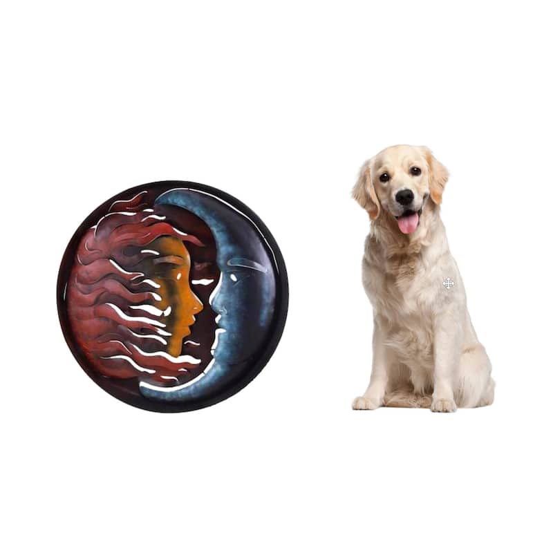 Handmade Romance Eclipse Iron Wall Adornment (Mexico)