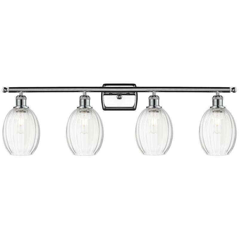 Innovations Lighting 516-4W-12-37 Preston Vanity Preston 4 Light 37" - Polished Chrome / Clear