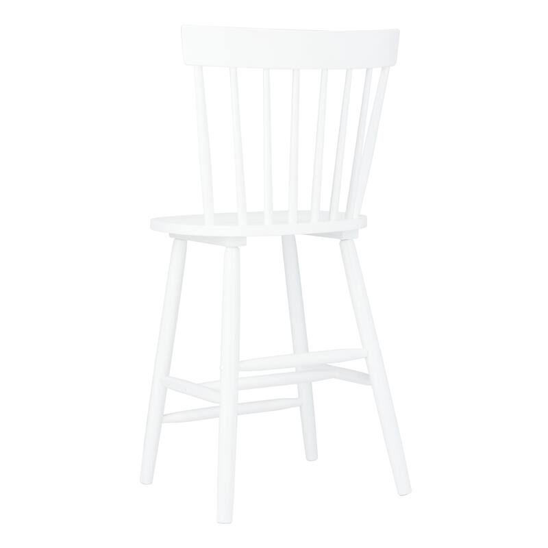 SAFAVIEH Biddie 24-inch Spindle Farmhouse Counter Stool (Set of 2) - 20" W x 21" D x 39" H - 20"W x 21"D x 39"H