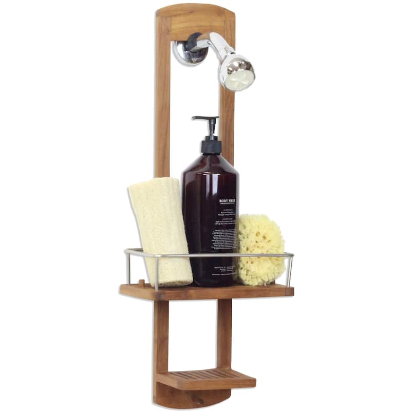 The Original Moa Small Teak Shower Caddy
