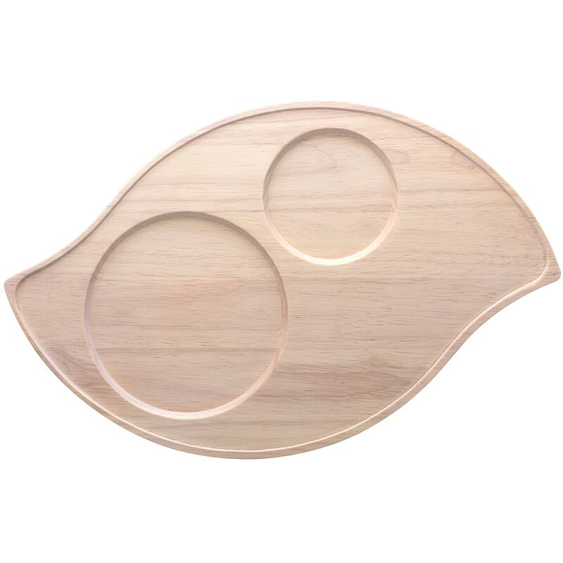 Noritake Hammock Wood Wave Serving Tray, 16-3/4"