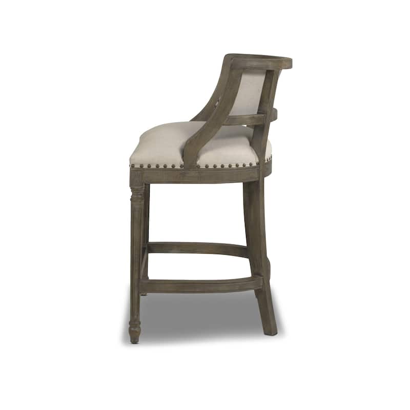 Paris Farmhouse Counter and Bar Stool with Backrest