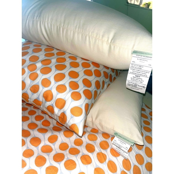 White Lotus Home Wool Pillow - Thumbnail 3
