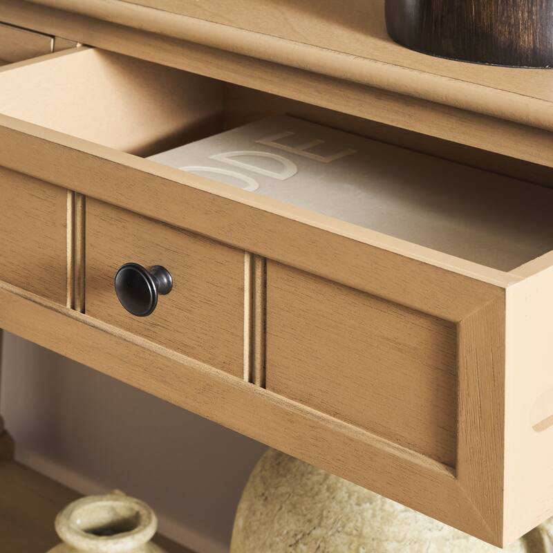 SAFAVIEH Camilla Grey 2-Drawer Console Table - 35.8" x 13.8" x 29.5" - 36"W x 14"D x 30"H