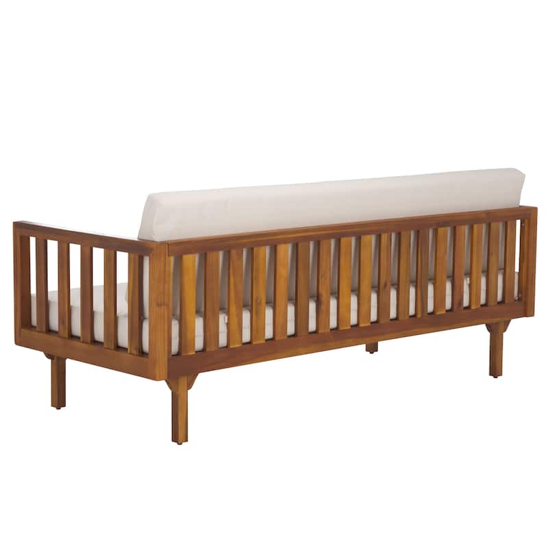 SAFAVIEH Outdoor Living Napoli 3-Seater Bench - 28"W x 68"D x 24"H