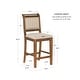 preview thumbnail 11 of 15, Ursula Wood/Cane 26-Inch Counter Stool