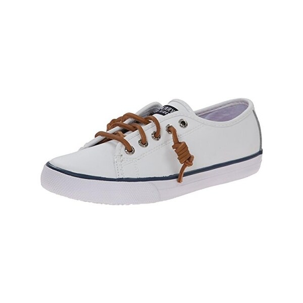 sperry seacoast boat shoe leather