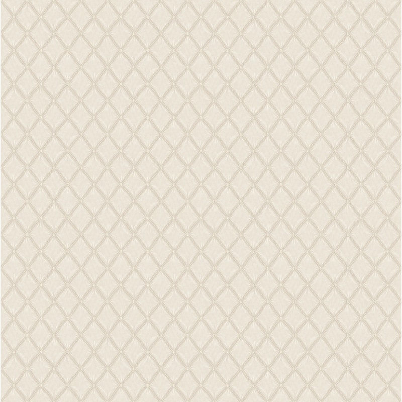 Fine Decor Santina Eggshell Trellis Wallpaper