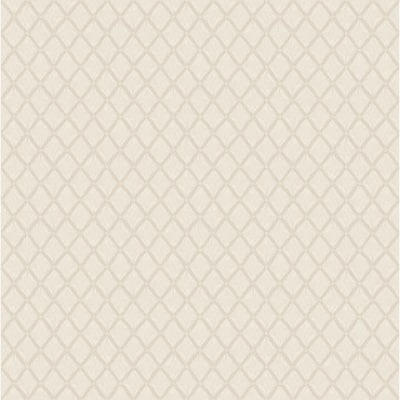 Fine Decor Santina Eggshell Trellis Wallpaper