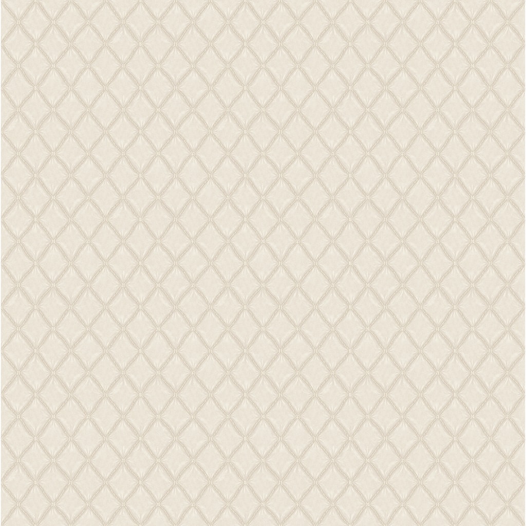 Fine Decor Santina Eggshell Trellis Wallpaper
