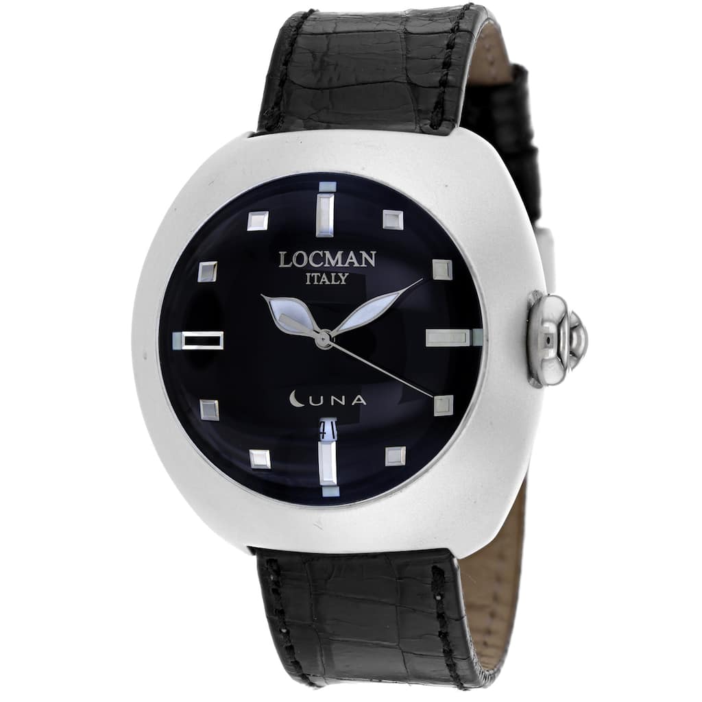 Locman Women's Classic Black Dial Watch - 4100BK - 6 (36)