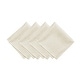 preview thumbnail 4 of 22, Caiden Elegance Damask Napkin (Set of 4) - 17"x17" Ivory