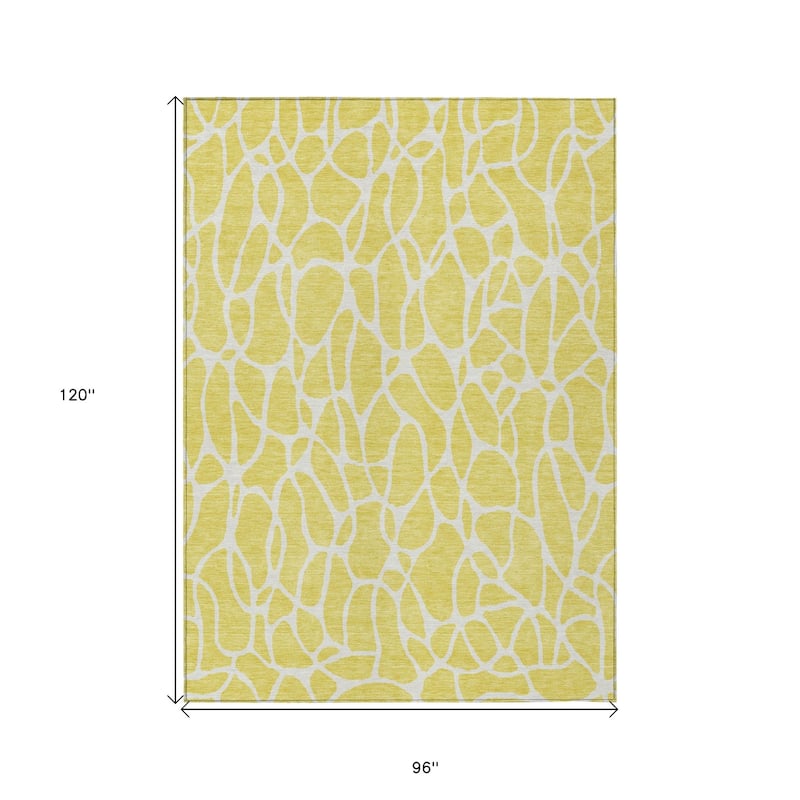 HomeRoots Geometric Transitional Rectangle Outdoor Rug