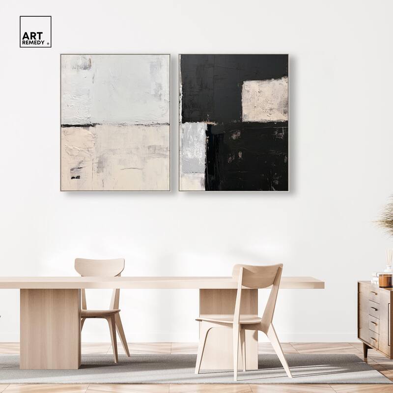 Shattered Symmetry I Canvas Set of 2 by Art Remedy