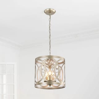 Aurelia 3-light Metal Cage Drum Chandelier