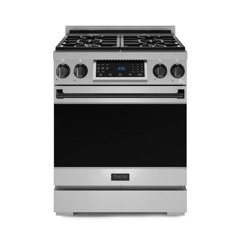Thor Kitchen RSG30 Gordon Ramsay 4.5 Cu. Ft. Free Standing Gas Range - Stainless Steel / Black
